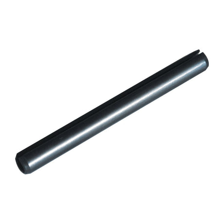 The Sparex Imperial Roll Pins - 5/64'' - 1/2'', in a pack of 346 pcs (DIN Standard No. DIN 1481) Compak (S.68014), are cylindrical steel dowel pins with a groove along their length, designed for aligning or joining components. These pins ensure precision and stability in mechanical assemblies.