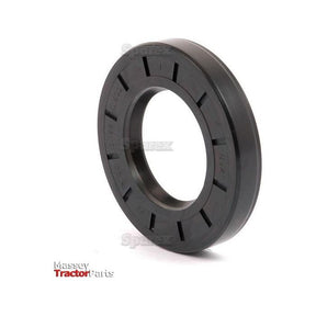 The Imperial Rotary Shaft Seal, 1 3/4'' x 3 3/16'' x 1/2'' (Sparex Part No.S.57935), exemplifies quality with its black rubber construction featuring the engraved text "Sparex" and the words "Massey Tractor Parts" in the bottom left corner. Ideal for use with Case IH and David Brown tractors, this seal seamlessly fits for reliable performance.