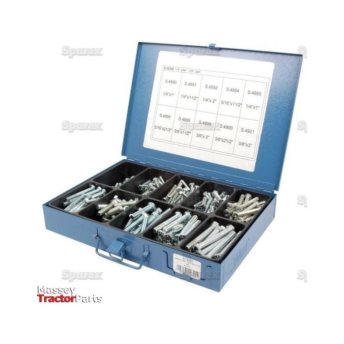 Imperial Setscrew, Size: 1/4 - 3/8" x 1 - 3" UNF (Din 931/933) Tensile strength: 8.8. - S.12345 - Farming Parts