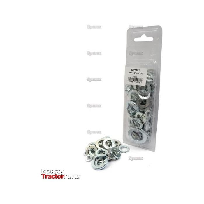 Imperial Spring Washer, ID: 1/4 - 3/4" (Din 127B), 136 pcs. Agripak - S.20987 - Farming Parts