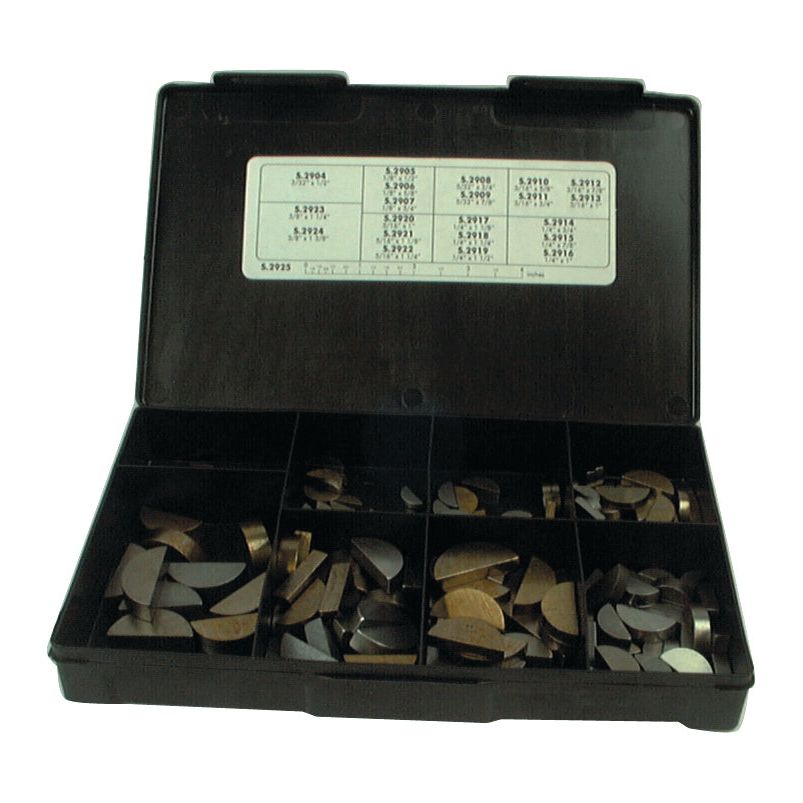 Imperial Woodruff Keys - Assorted (184 pcs. Handipak) Din 6888
 - S.2925 - Farming Parts
