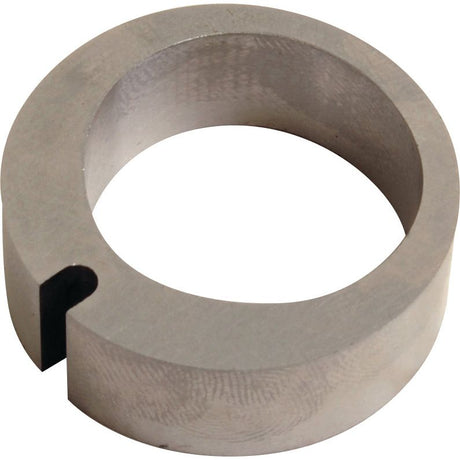 A metal cylindrical collar with a slit on one side, compatible with the Sparex Injection Pump Liner (Part No. S.69208).