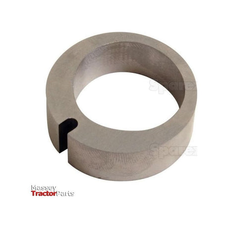 Close-up of a metal ring component with a machined groove, labeled "Massey Tractor Parts," "Sparex," and "CAV 7139-223 Injection Pump Liner, Sparex Part No.S.69208.