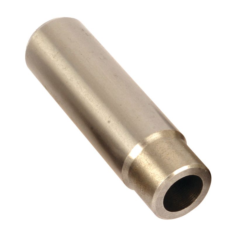 Introducing the Sparex Inlet Valve Guide (Sparex Part No. S.107266), a cylindrical metal spacer with a hollow center and a slightly wider base, designed for use in Massey Ferguson machinery.