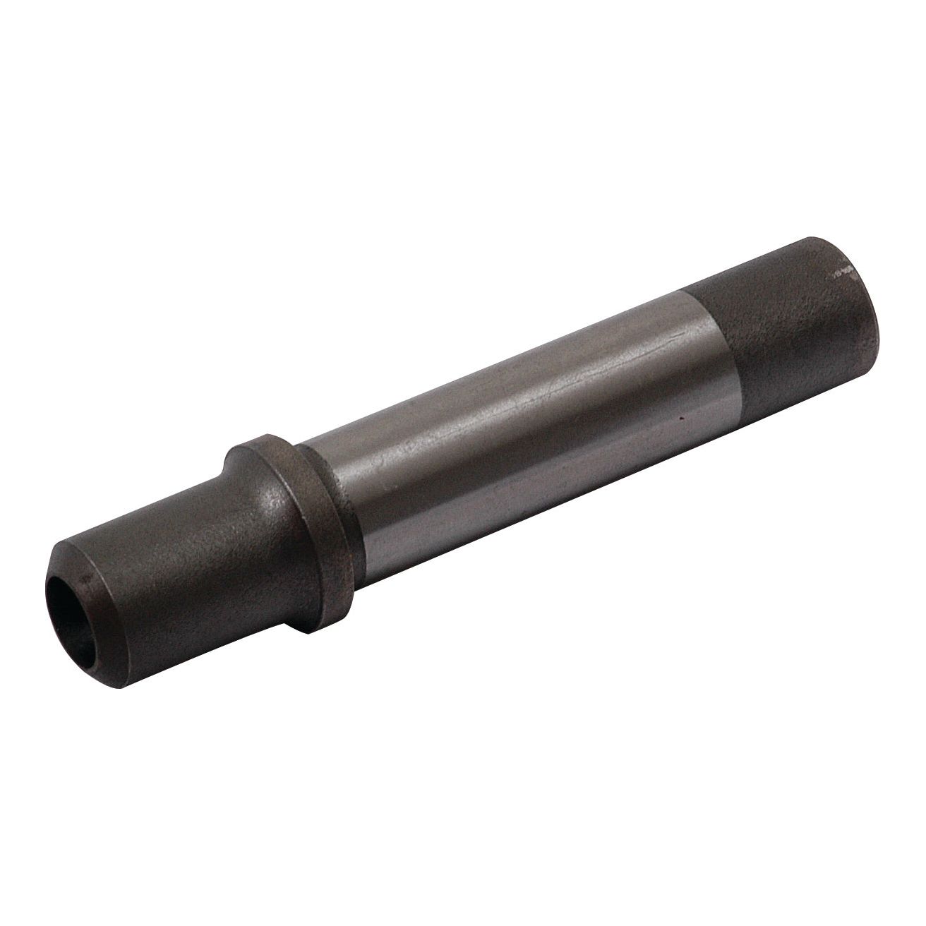 A metal cylindrical part with a slightly ridged middle section and openings on both ends, likely used in machinery or as an Inlet Valve Guide for Ford New Holland equipment. This is specifically the Inlet Valve Guide | Sparex Part No.S.57611 from the brand Sparex.