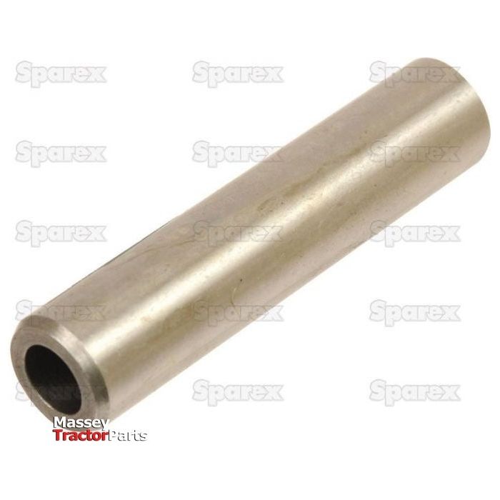 A cylindrical hollow metal sleeve, identified as the Inlet Valve Guide with Sparex Part No. S.67349, branded by Sparex and labeled "Massey Tractor Parts," suitable for Massey Ferguson equipment.