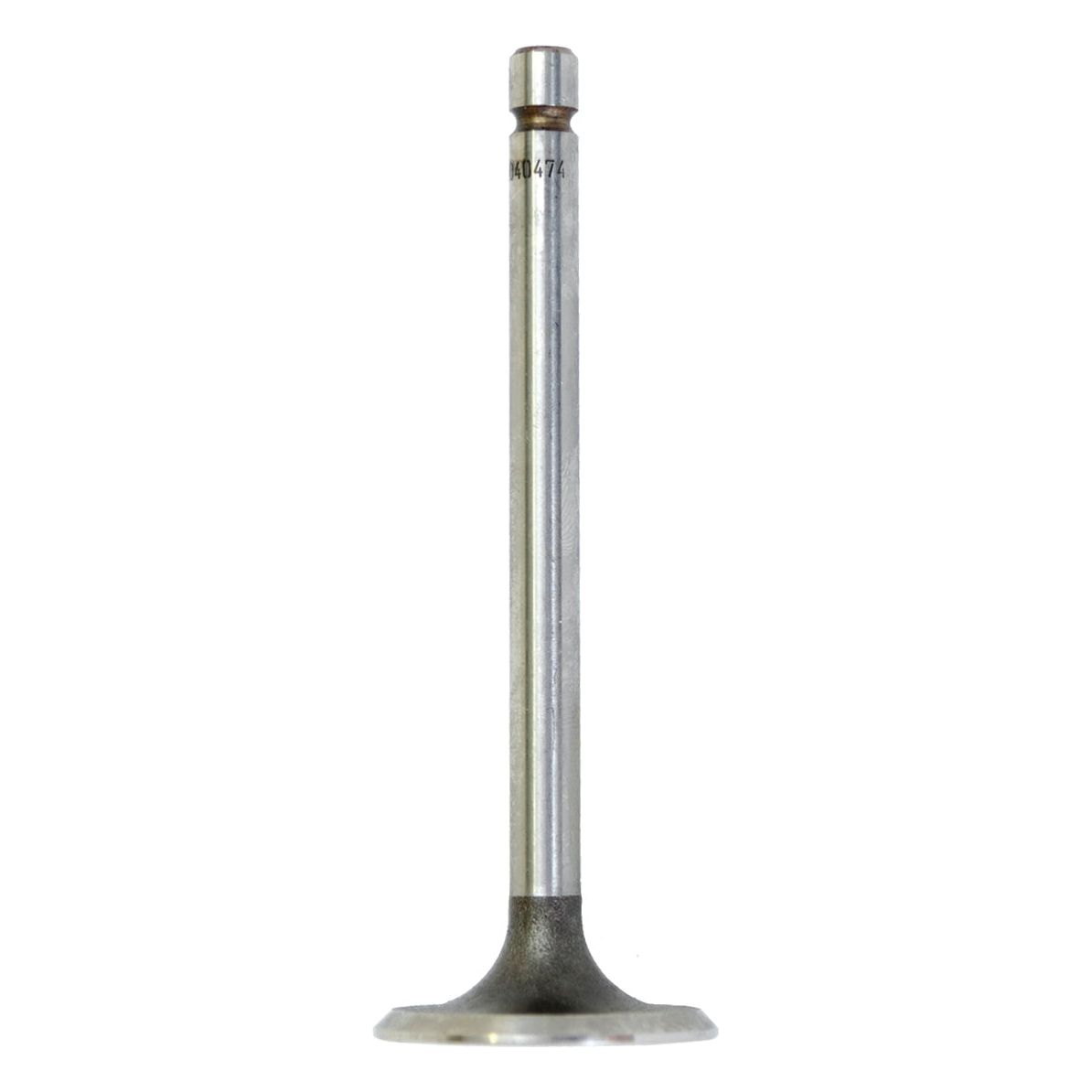 The Sparex Inlet Valve (Part No. S.40474) is a metal automotive valve featuring a flat, circular base and a slender stem, standing upright against a white background, and is designed to meet the specifications of the Perkins Build List.