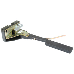 A black and metallic manual staple gun with a long handle and lever, reminiscent of the Inner Door Handle LH by Sparex (Sparex Part No. S.20914), used for fastening materials together.