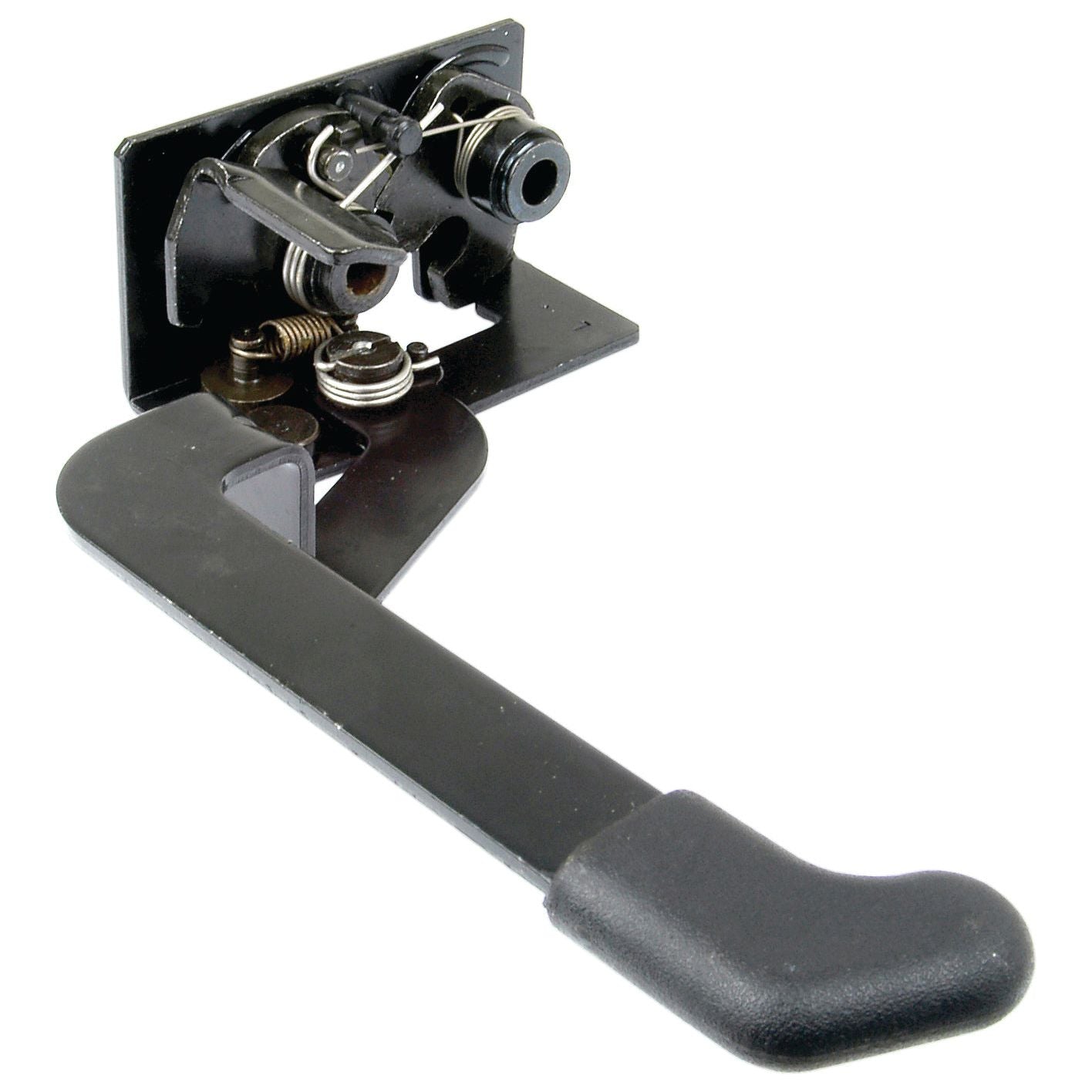 Close-up of the Inner Door Handle RH (Sparex Part No. S.20925), featuring a metal and plastic construction with a mechanical locking mechanism, compatible with Sparex agricultural machinery.