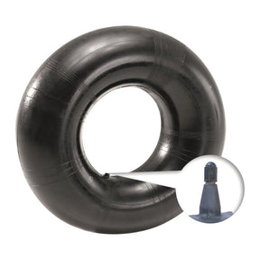 A black rubber inner tube, 12.5/80 - 18 by Sparex, featuring a close-up of its TR15 straight valve stem detailed in an inset circle (Sparex Part No.S.137562).