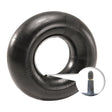 A Sparex Inner Tube, 600-9, crafted from durable black rubber and equipped with a TR13 straight valve, featuring a detailed close-up of the valve.