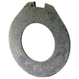 The Sparex S.62207 Intermediate Brake Disc is a flat, metallic circular disc with an off-center hole and a small notch on its outer edge, featuring steel lining for added durability and an outer diameter of 172mm.