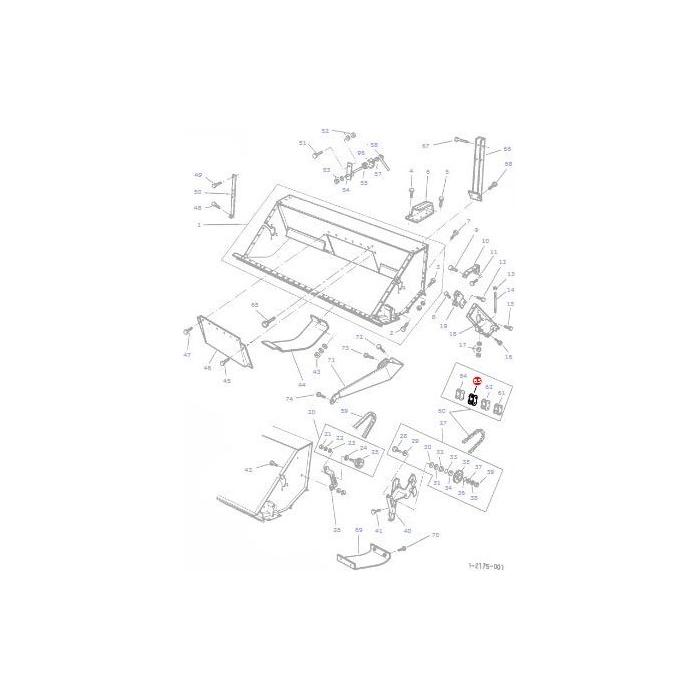 Joining Link ASA2050 - 329314M91 - Massey Tractor Parts