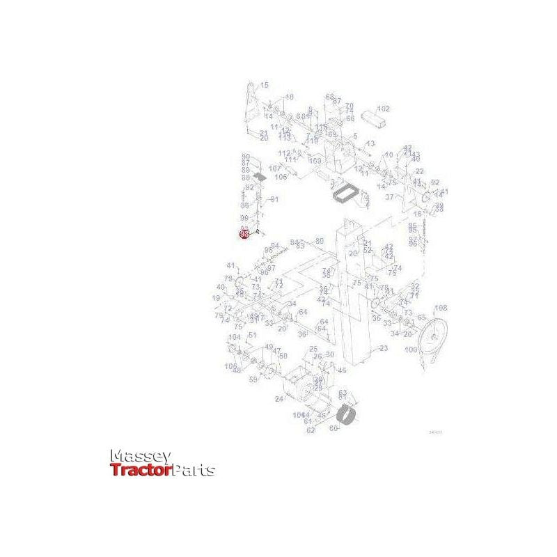 Massey Ferguson Joining Link - D42350400 | OEM | Massey Ferguson parts |-Massey Ferguson-Axles & Power Train,Connecting Links,Drive Chain & Components,Farming Parts,Tractor Parts