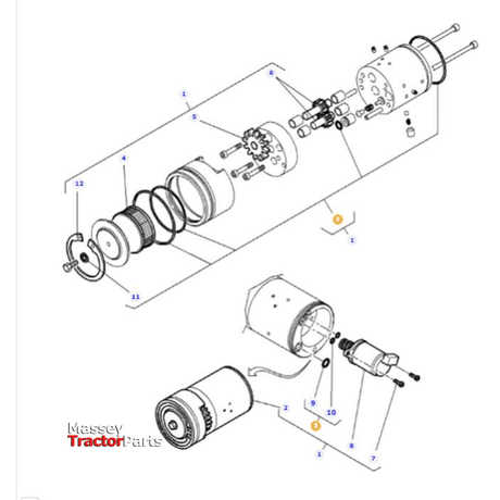 Massey Ferguson Joint Gasket Kit - 3907638M11 | OEM | Massey Ferguson parts | PTO Hubs-Massey Ferguson-Axles & Power Train,Farming Parts,PTO Covers,Tractor Parts,Tractor PTO,Transmission