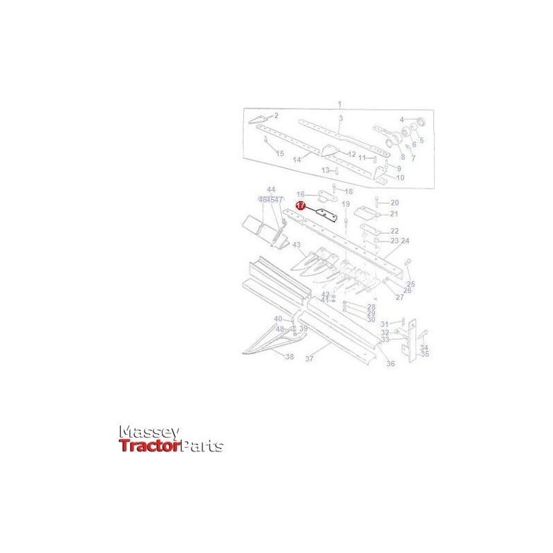 Massey Ferguson Knife Guide - 231303M2 | OEM | Massey Ferguson parts | Knife-Massey Ferguson-Combine,Farming Parts,Harvesting & Cutting,Knife,Knife Section Fasteners,Knife Sections,Machinery Parts,Tools,Tractor Parts,Workshop