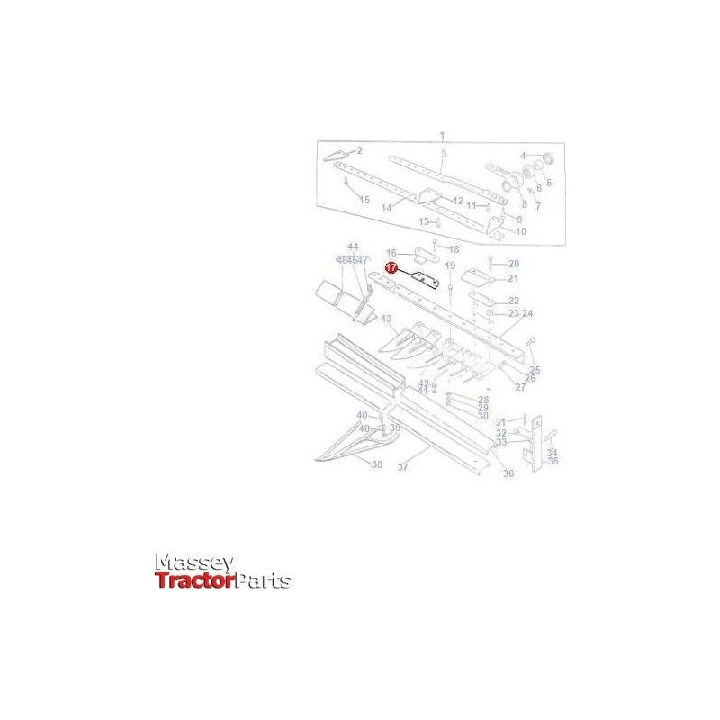 Massey Ferguson Knife Guide - 231303M2 | OEM | Massey Ferguson parts | Knife-Massey Ferguson-Combine,Farming Parts,Harvesting & Cutting,Knife,Knife Section Fasteners,Knife Sections,Machinery Parts,Tools,Tractor Parts,Workshop