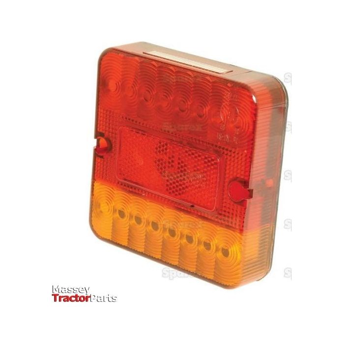 LED Rear Combination Light, Function: 4, Brake / Tail / Indicator / Number Plate, RH & LH, 12V
 - S.112867 - Farming Parts