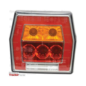 LED Rear Combination Light, Function: 4, Brake / Tail / Indicator / Number Plate, RH & LH, 12-36V
 - S.143049 - Farming Parts