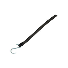 The Sparex Link Restrainer 790mm, also known as Sparex Part No.S.18259, is a metal hook attached to a black rubber strap commonly used for securing items.