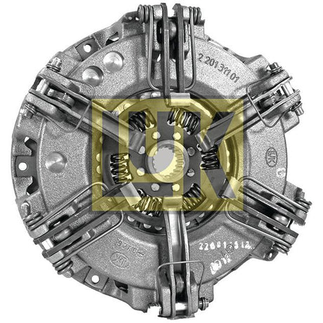 Close-up of a metallic automotive clutch assembly with visible springs and bolts, featuring the robust cast iron Sparex Clutch Cover Assembly - S.115148.