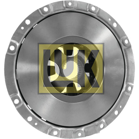 A metallic circular automotive component, identified as the Clutch Cover Assembly - S.145207 from Sparex, featuring a 280mm cover and the letters "LUK" printed in yellow and black at the center.