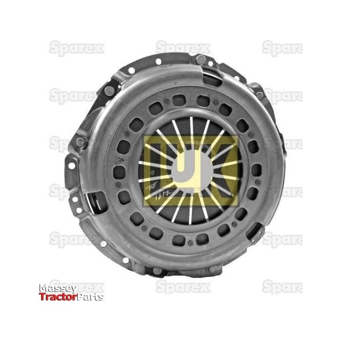 A Clutch Cover Assembly - S.145226, an industrial metal clutch assembly from Sparex, photographed against a white background, featuring the text "Sparex" and "Massey Tractor Parts".