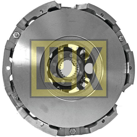 A metal automotive clutch cover assembly with visible gear teeth and mechanical components, featuring the brand logo "Sparex" overlaid at the center, includes a dual cover design for enhanced durability.
