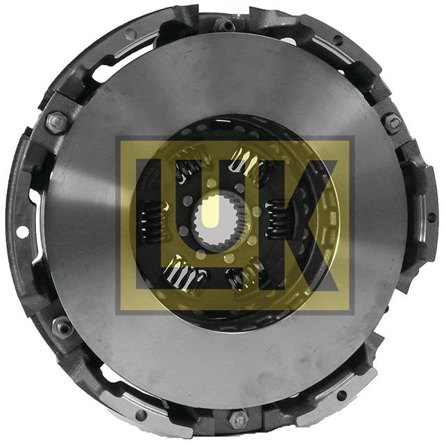 Close-up view of an automotive clutch kit featuring a cerametallic friction disc and a dual cover pressure plate, labeled with the brand logo "Sparex" on the Clutch Cover Assembly - S.145405.