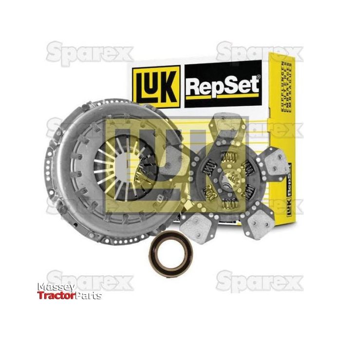 The Sparex Clutch Kit with Bearings (S.147031) includes a pressure plate, clutch disc, release bearing, and alignment tool, all packed in a branded yellow box with a single cover to ensure protection.