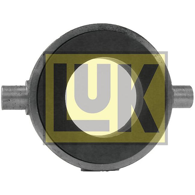 A round metallic automotive part with a central hole and a discernible "LUK" logo overlay, the LUK Clutch Release Bearing - S.146332 by Sparex is suited for various Case IH models.