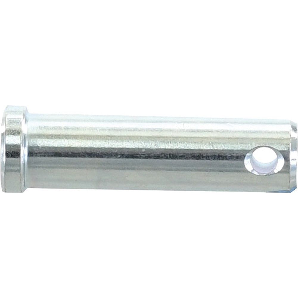 A Sparex Lower Link Pin, part number S.57005, with a diameter of 18mm and a working length of 54mm, features a hole near one end.