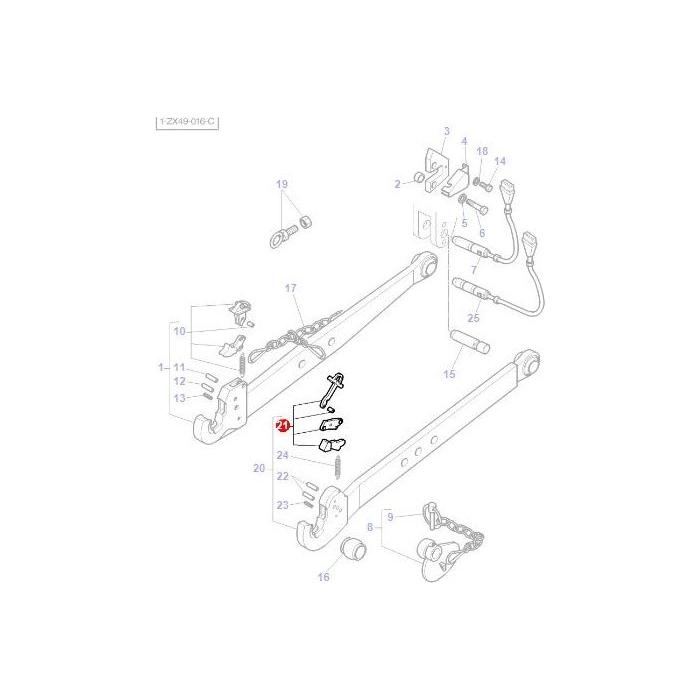 Lever Kit - 3903957M91 - Massey Tractor Parts