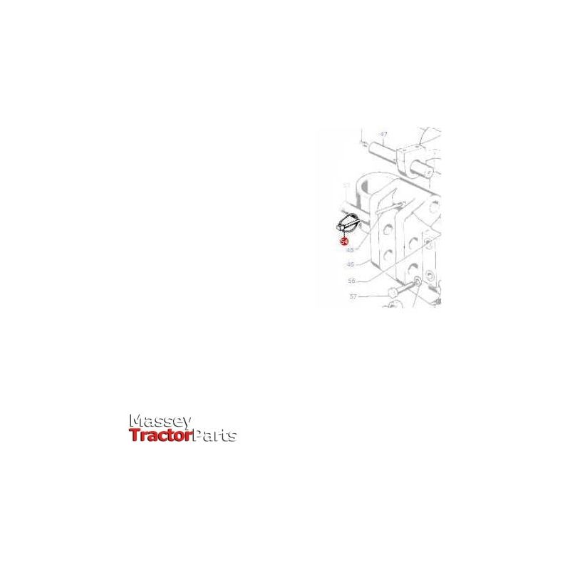 Massey Ferguson Linch Pin - 3304172M91 | OEM | Massey Ferguson parts | Linkage-Massey Ferguson-Farming Parts,Linch Pins,Linkage,PTO & Linkage,Tractor Parts