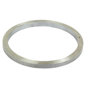The Liner Cuff Ring (Sparex Part No. S.43398) from Sparex is a circular metal ring with a flat, thin profile, ideal for use as a Massey Ferguson liner insert.