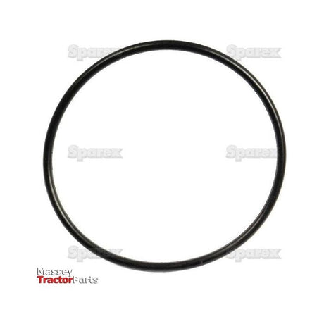 A black rubber O-ring set against a white background with "S.43381" and "Spares" faintly watermarking the image. The words "Massey Tractor Parts" in red and black are visible in the bottom left corner, making it ideal for Nuffield or JCB liner seal applications. This is the Liner Seal from Sparex, bearing the part number S.43381.