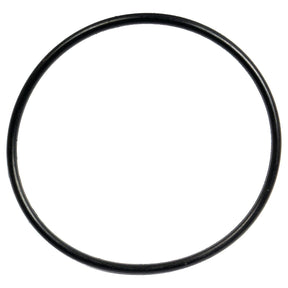 A black rubber O-ring, depicted in a circular shape against a white backdrop, evokes the quintessential components such as the Sparex Liner Seal (Part No. S.52615) used in heavy machinery.