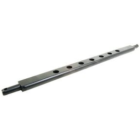 The Flat Drawbar (Cat. 2) from Sparex, identified by Part No. S.15081, is a metal industrial tool featuring high tensile strength, seven evenly spaced holes along its 1000mm length for precise hole centers, and square edges at both ends.
