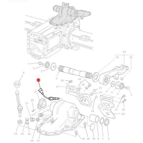 Linkage Position Sensor - 3387376M1 - Massey Tractor Parts