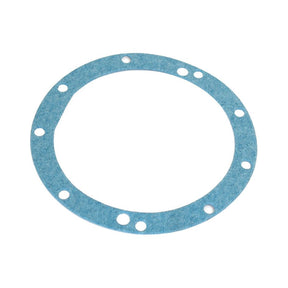 A round blue gasket with multiple holes along its edge, specifically designed for Perkins Engine applications and ideal for Massey Ferguson tractors, featuring the Lip Seal Housing Gasket | Sparex Part No.S.41490 from Sparex.