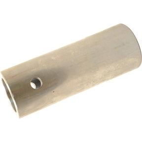 Close-up of a Ø51 x 130mm cylindrical metal component with a small hole near one end. The surface appears slightly textured, typical of the Loader Tine Bush - Ø51 x 130mm (Ø40), 

Sparex Part No.S.135611 by Sparex.