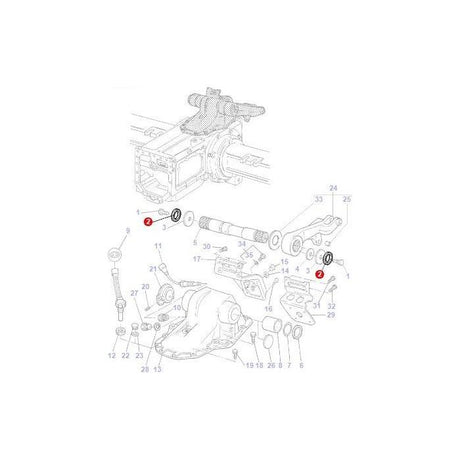 Lock Washer - 3382833M1 - Massey Tractor Parts