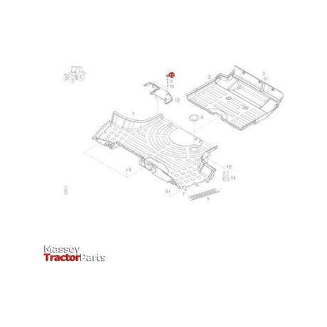 Fendt Locking Plug - X499502401000 | OEM | Fendt parts | Cab Trim-Fendt-Axles & Power Train,Farming Parts,Tractor Parts,Transmission,Transmission Housing Parts
