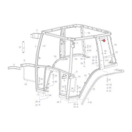 Locking Plug - X499502401000 - Massey Tractor Parts
