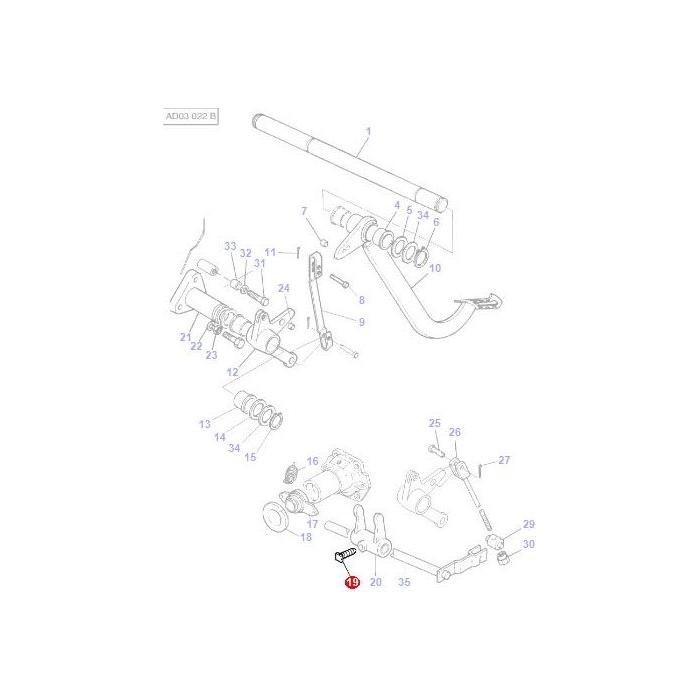 Locking Stud - 3771408M1 - Massey Tractor Parts
