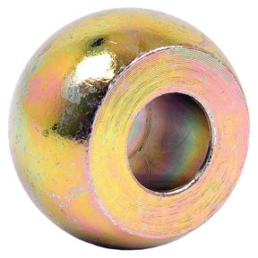Close-up image of the Sparex Lower Link Ball (Cat. 2/1) - S.56, made from 1018 Steel, featuring a reflective, iridescent surface and a 7/8'' ID central hole.