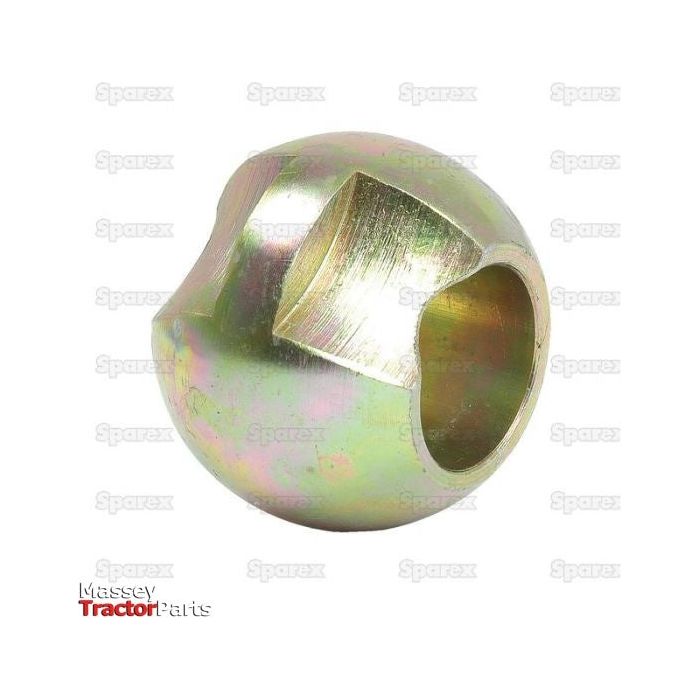 A metal linkage ball joint set against a white background, measuring 2 1/4 inches. The words "Massey TractorParts" and "Sparex" appear faintly in the background. The product depicted is the Lower Link Ball (Cat. 2/2) - S.1729 from Sparex.