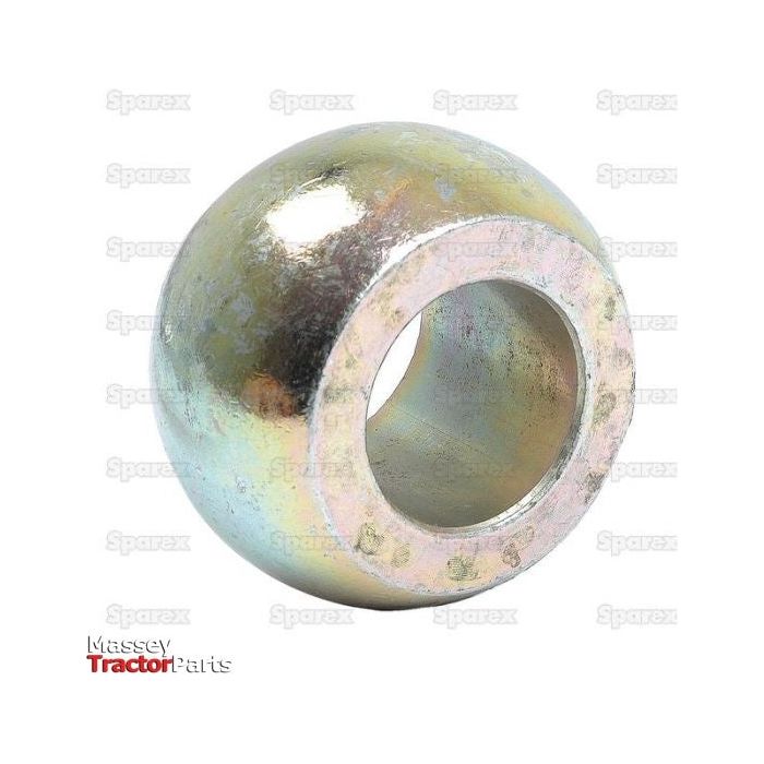 Lower Link Ball (Cat. 2/2) - S.3057, by Sparex, with a hollow center, photographed against a white background with faint branding watermarks and "Massey Tractor Parts" text in the corner. Suitable for various applications, the high-quality manufacture is clearly evident in every detail.
