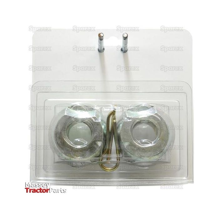 Lower Link Balls & Retaining Clips (Cat. 1/1) (4 pcs. Agripak)
 - S.12237 - Farming Parts