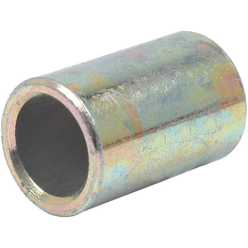 A Sparex Lower Link Conversion Bush (Cat. 1 to 0) - S.352, featuring a 16mm cylindrical metal body with a hollow center and a shiny, slightly iridescent surface.